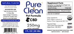 md 250 pet label